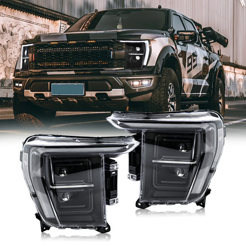 Full led headlights - headlights, ford